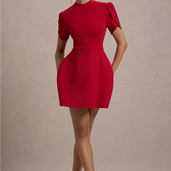 Club London Dresses & Skirts - Chic Scarlet Mini Dress